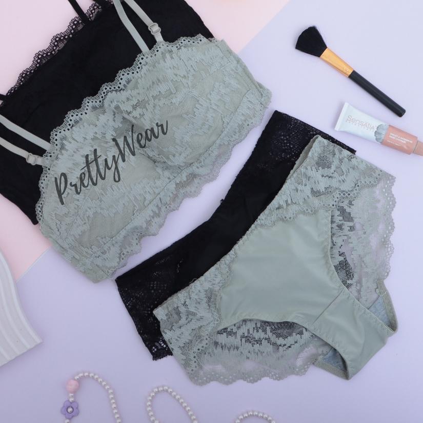 ✭ Half Cup Bra set + Cd Pretty Wear 1499 ✧