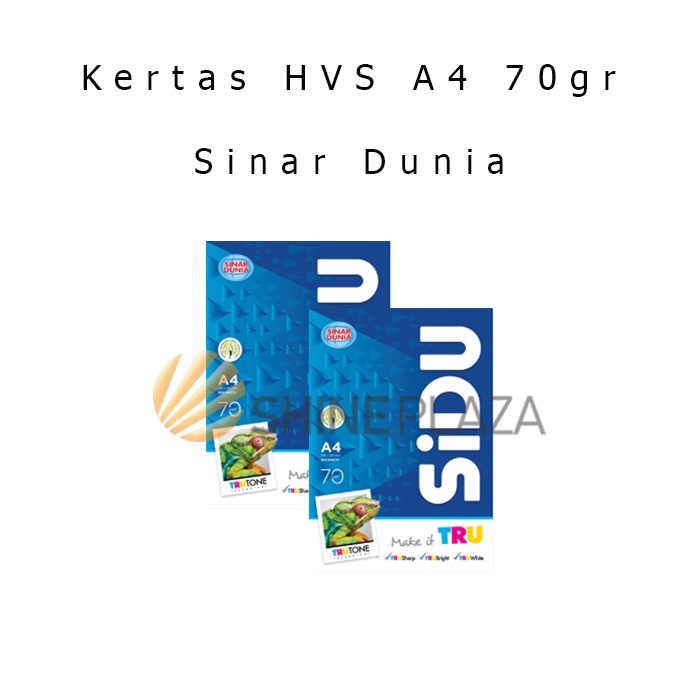 

Kertas HVS A4 70gr Sinar Dunia - Sinar Dunia A4 70gr