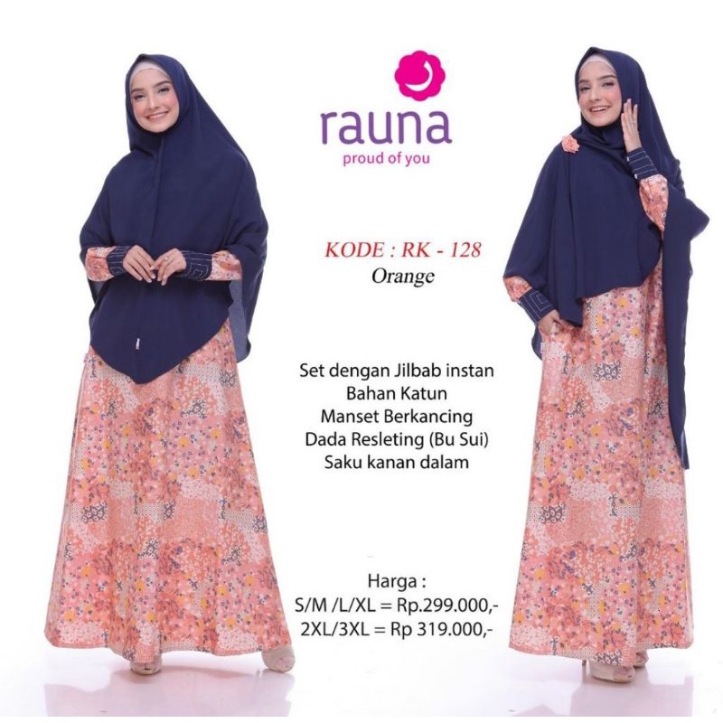 GAMIS RAUNA SET KERUDUNG