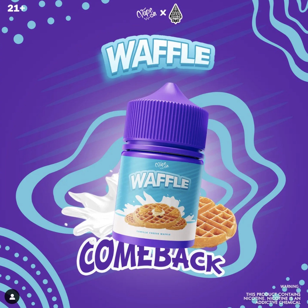 Jual Liquid WAFFLE V1 Vanilla Cheese Wafle 60ML nic 3mg / 6mg Freebase