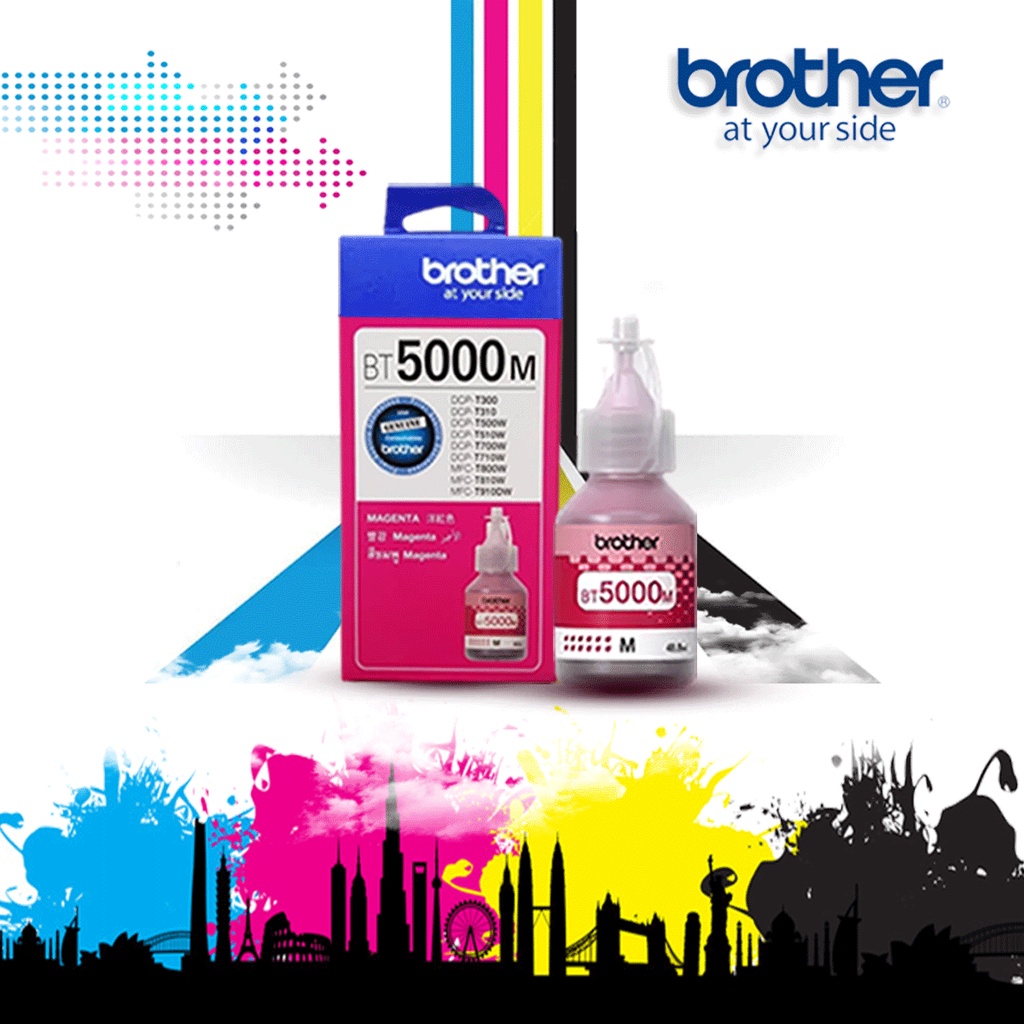 Tinta printer BROTHER BT5000 MAGENTA DCP T710W DCP T300 DCP-T310 T800W T810DW T910DW