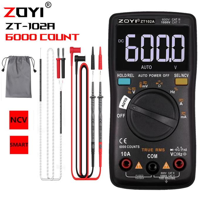 ZOYI ZT102A Upgrade Auto Multimeter Digital Avometer Multitester Ori