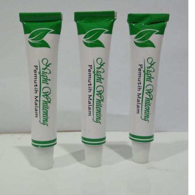 ☆ Liz Skincare Night Whitening /  flek membandel / liz skincare pemutih malam Original 100% ➭