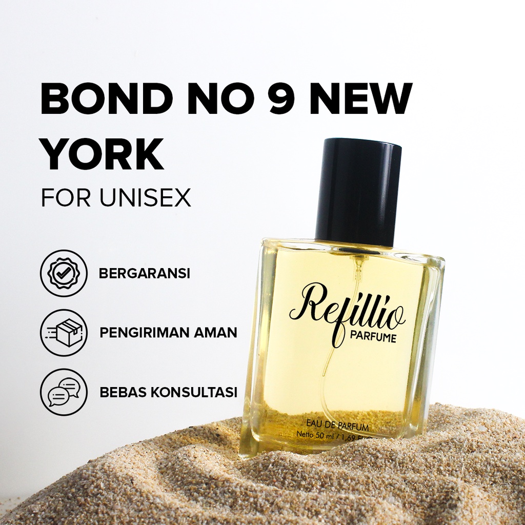 Parfum Pria dan Wanita Bond No 9 New York Parfum Unisex - Refillio Parfume