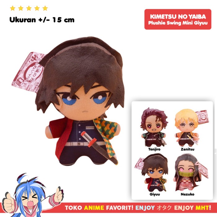 Boneka Anime Kimetsu No Yaiba Demon Slayer Mini Plushie Doll Tanjiro