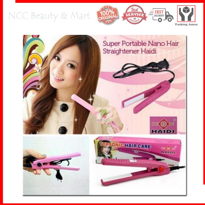 * NCC * Catok Mini Pelurus Rambut Hair Care Hairpin Rebonding Styling Treatment