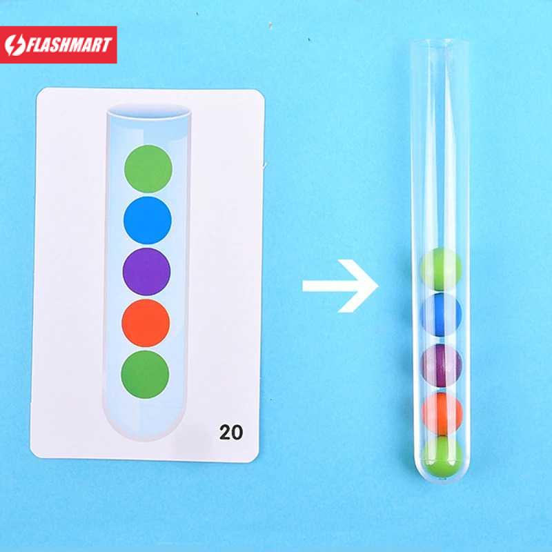 Flashmart Mainan Anak Montessori Beads Logic Test Children Toy - LTC1058