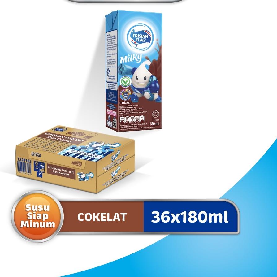 

Harga Bagus Frisian Flag UHT Milky Chocolate Carton Pack 36x180ml