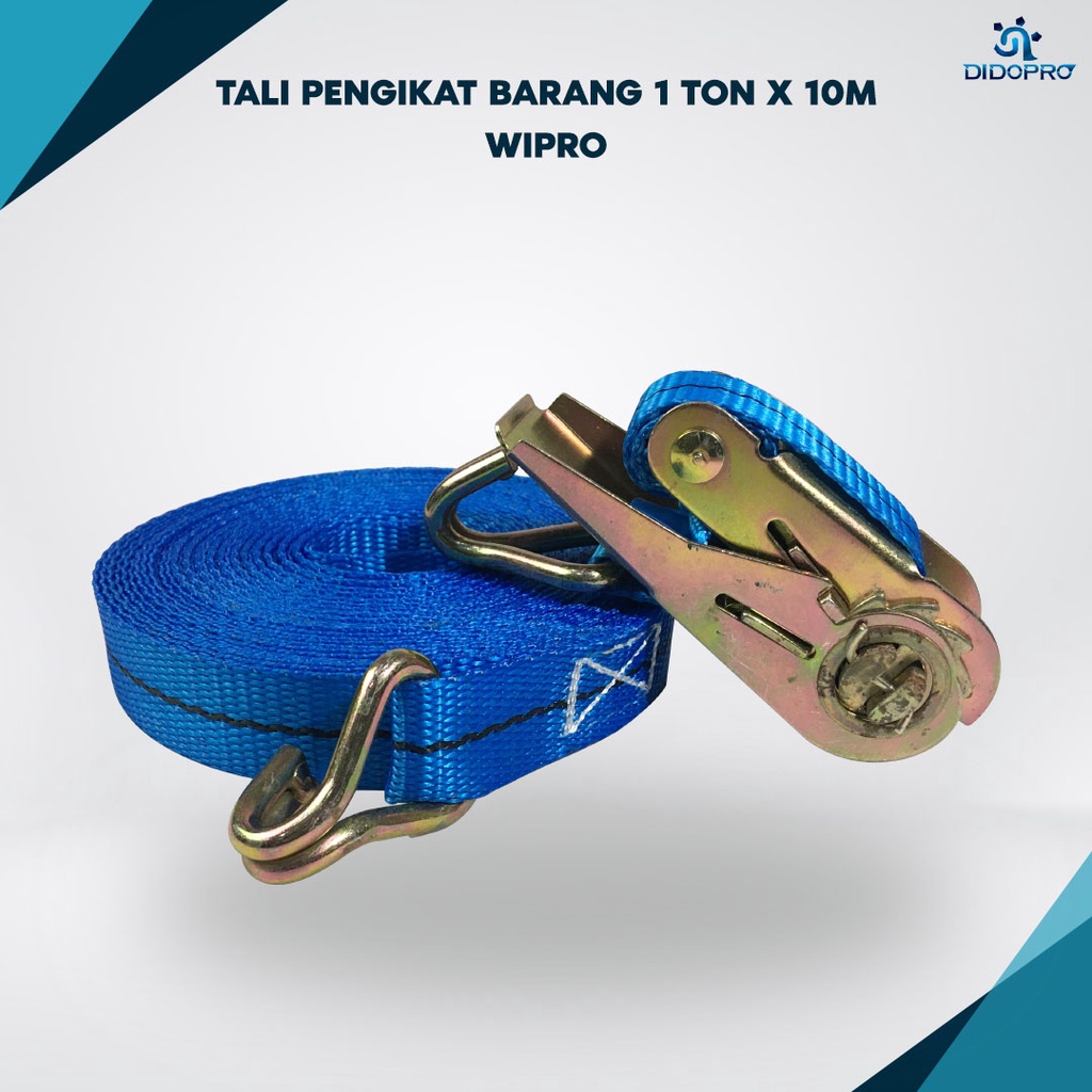 Tali WIPRO 1 Ton 6m 10m 12m webbing cargo / tali pengikat / tali miniatur / track belt / sling belt / tali krek