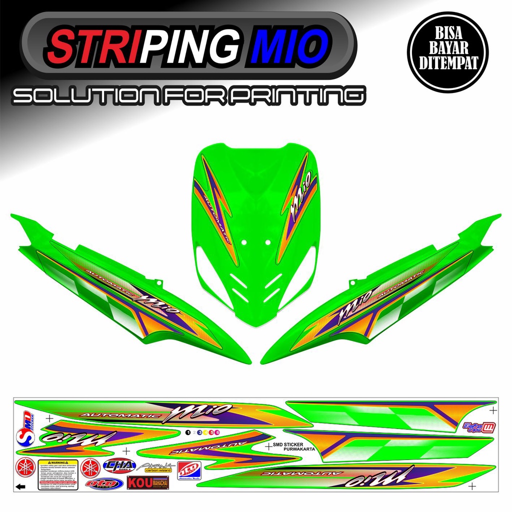STRIPING VARIASI MIO SPORTY / MIO SMILE KEREN