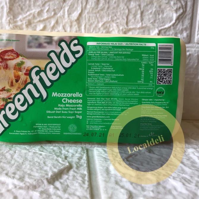 

➻ GREENFIELDS MOZZARELLA/ MOZARELLA/ MOZZARELA CHEESE/ KEJU MOZZARELLA GREENFIELDS ➩