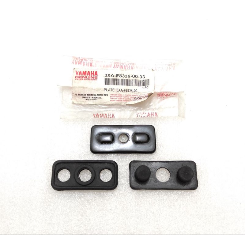 plat klem clamp sebeng tebeng sayap legshield leg shield dek tengah yamaha F1Z force1 force 1 origin