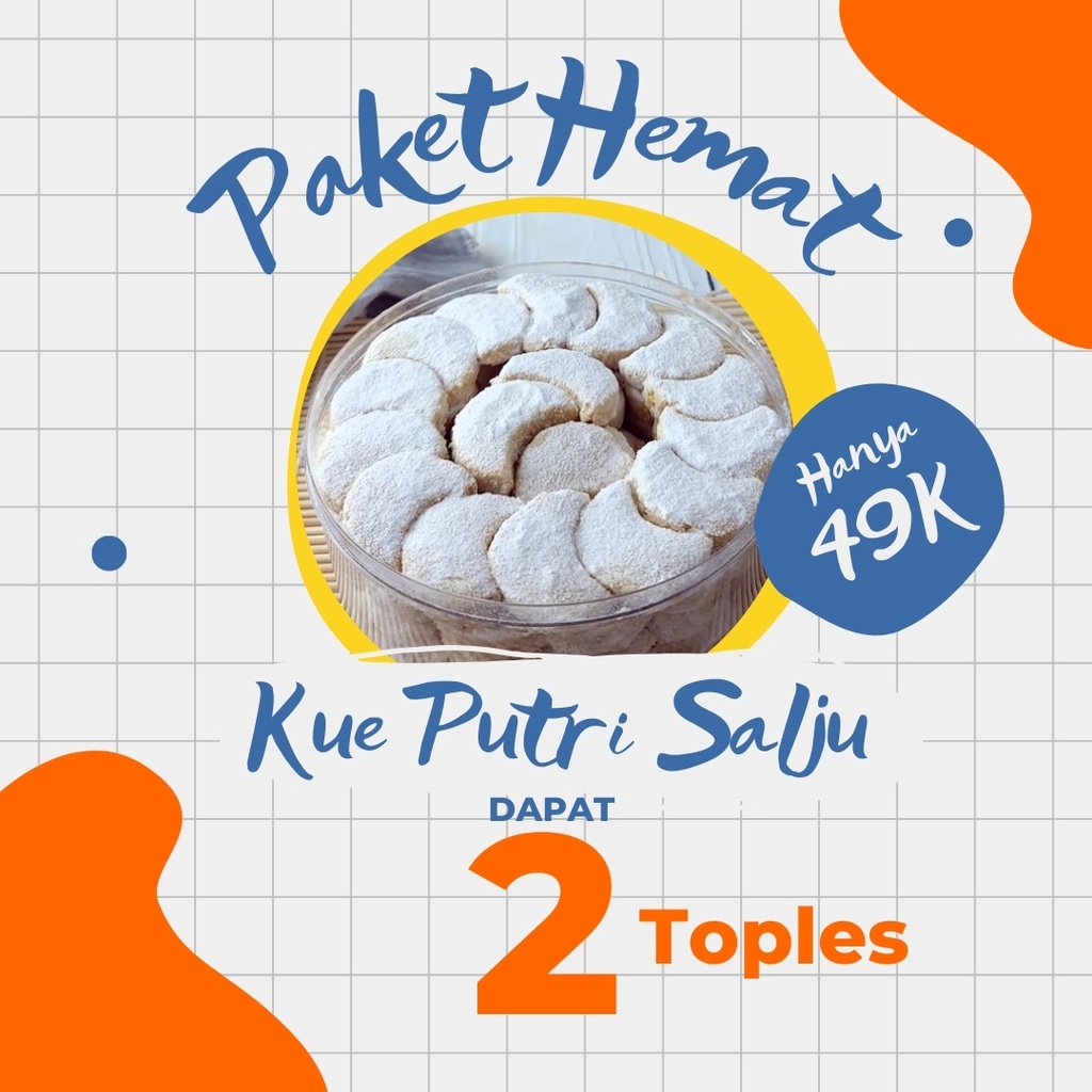 

Paket Hemat Kue Putri Salju Empuk 2 Toples