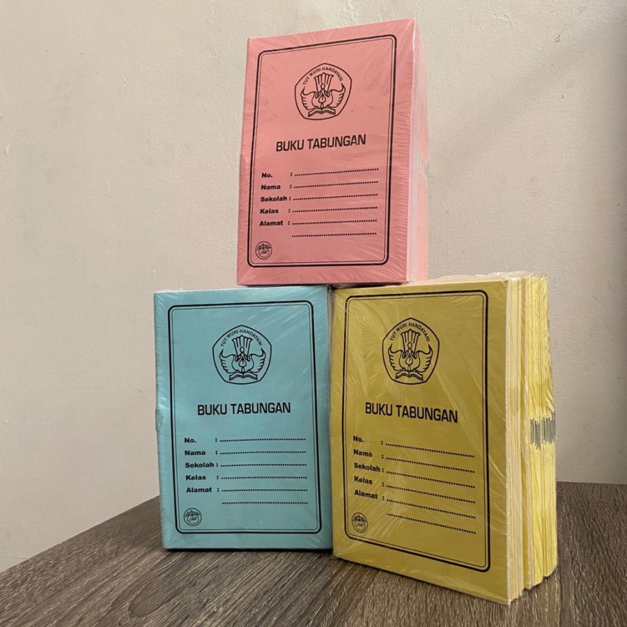 Satuan Buku Tabungan 1 pcs Catatan Menabung Jual Catetan Uang Save Money Sekolahan Perlengkapan Anak Sekolah Saving Book Arisan Spp Murid SD SMP SMA TK Finansial Warna Random Siswa Siswi Peralatan Kas Bon Keuangan Murah Termurah Grosir Prakaya Malang