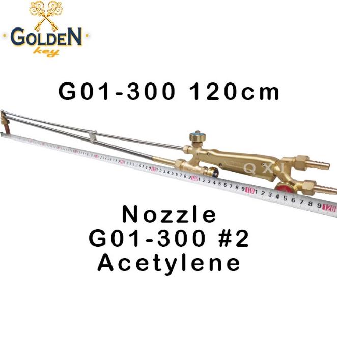 Cutting Torch Moken G01-300 Panjang 120Cm Stang Las Blender Potong 120