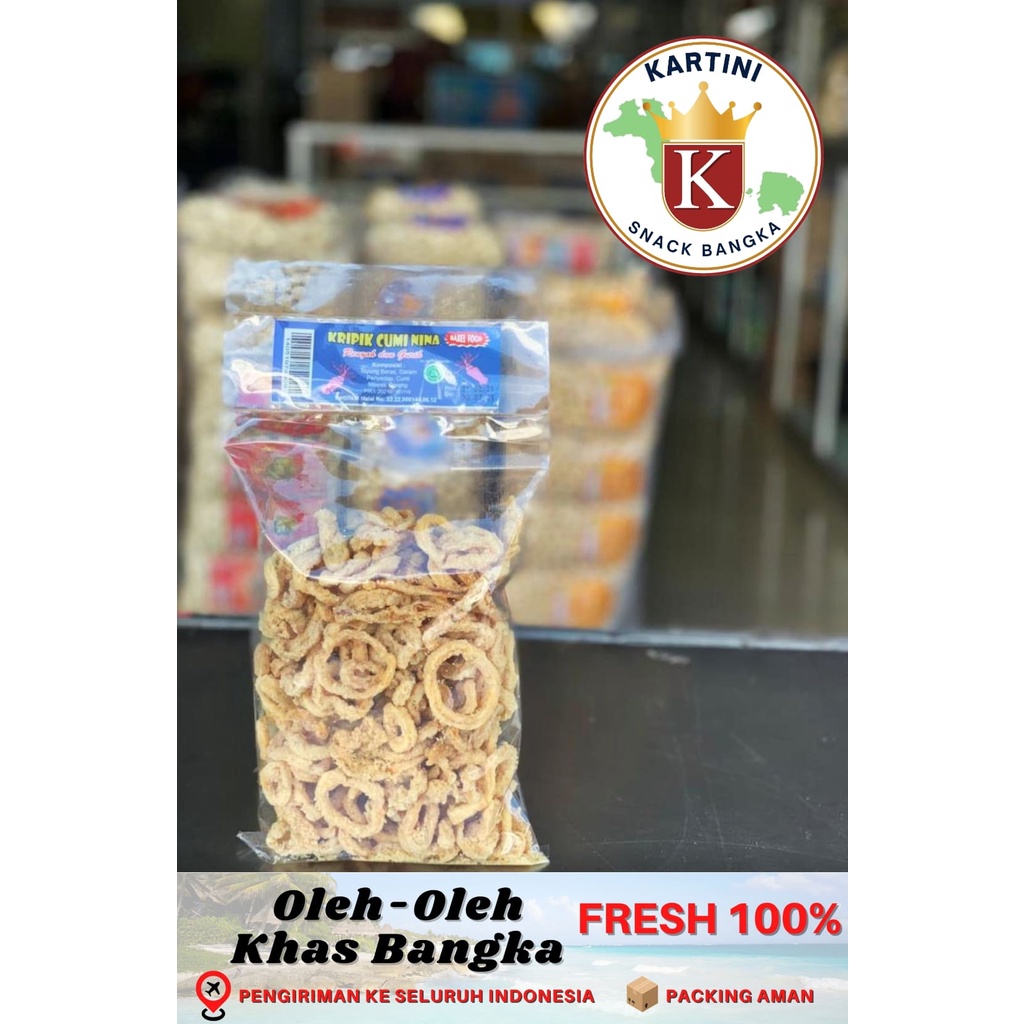 

Keripik Cumi Nina 200gr Khas Bangka