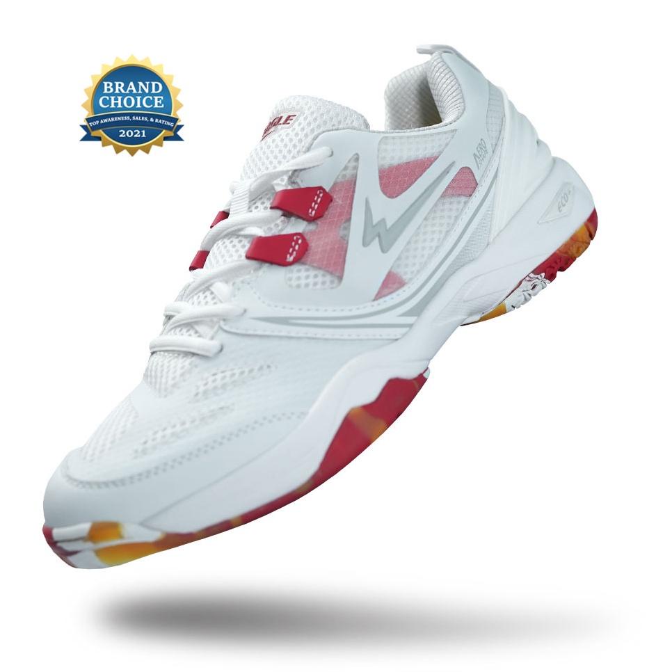 SIAP KIRIM Eagle Jet Pro Badon Shoes - Putih/Merah