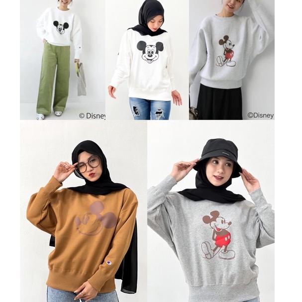 SIAP KIRIM Champion Relume Reverse Weave Disney Sweatshirt