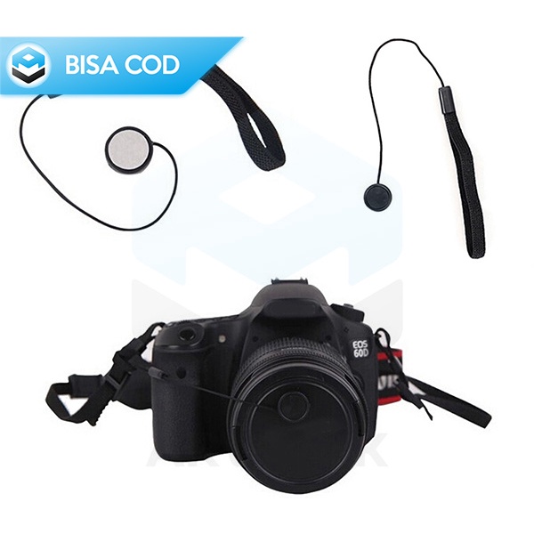 STRAP TUTUP LENSA KAMERA ANTI HILANG KUAT TAHAN LAMA JH -FDS01- BLACK
