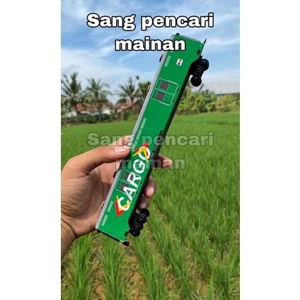 25MAINAN MINIATUR KERETA API, GERBONG CARGO SPESIAL,PALING TERLARIS