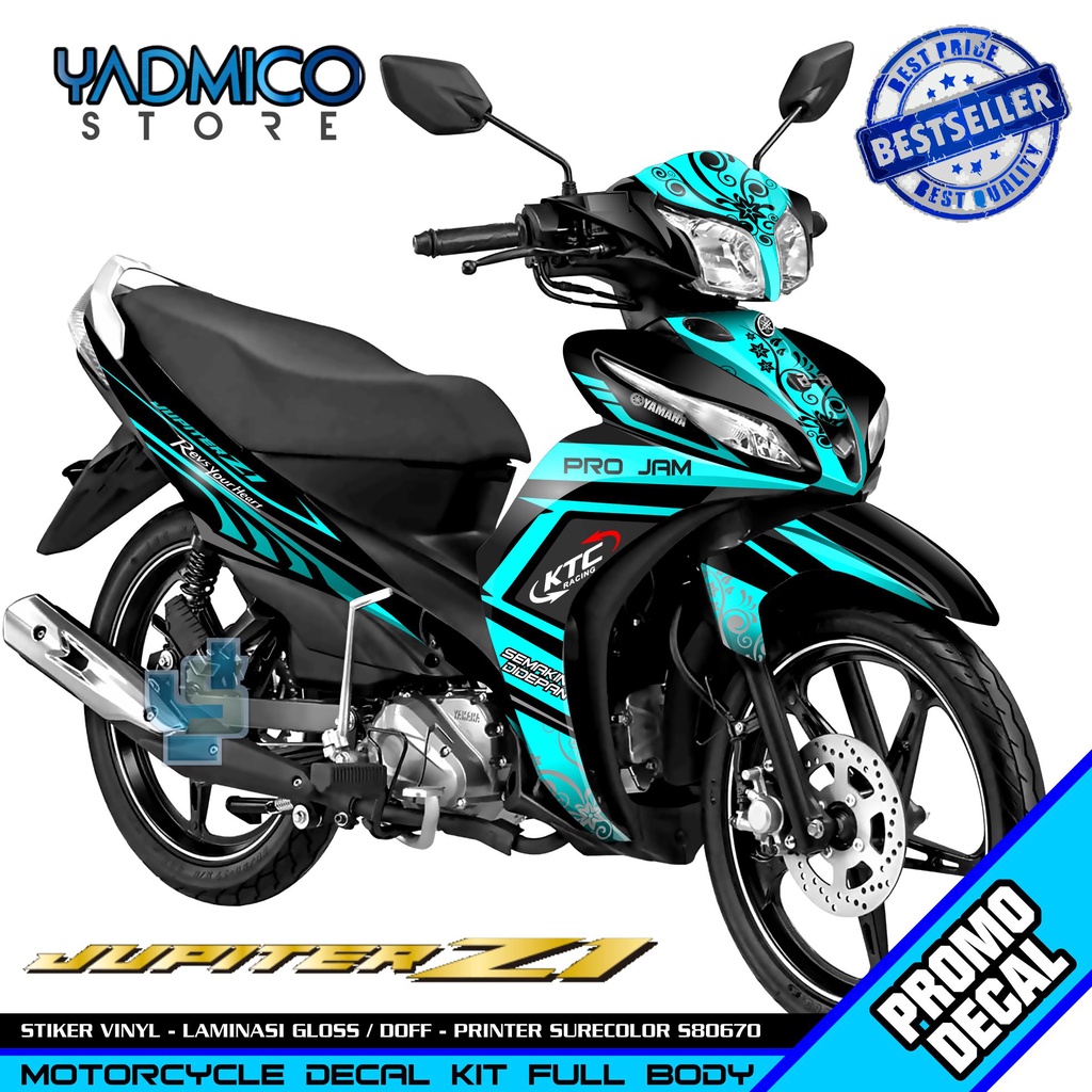 Decal Jupiter Z1 Full Body - Stiker Motor Jupiter Z1 Full Body - Striping Hologram Jupiter Z1 Full B