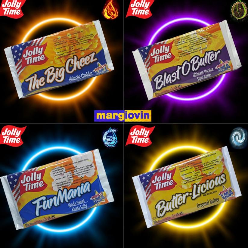 

5.5 Flash Sale Jolly Time Popcorn microwave , varian rasa : TBC, BOB, FM, B L