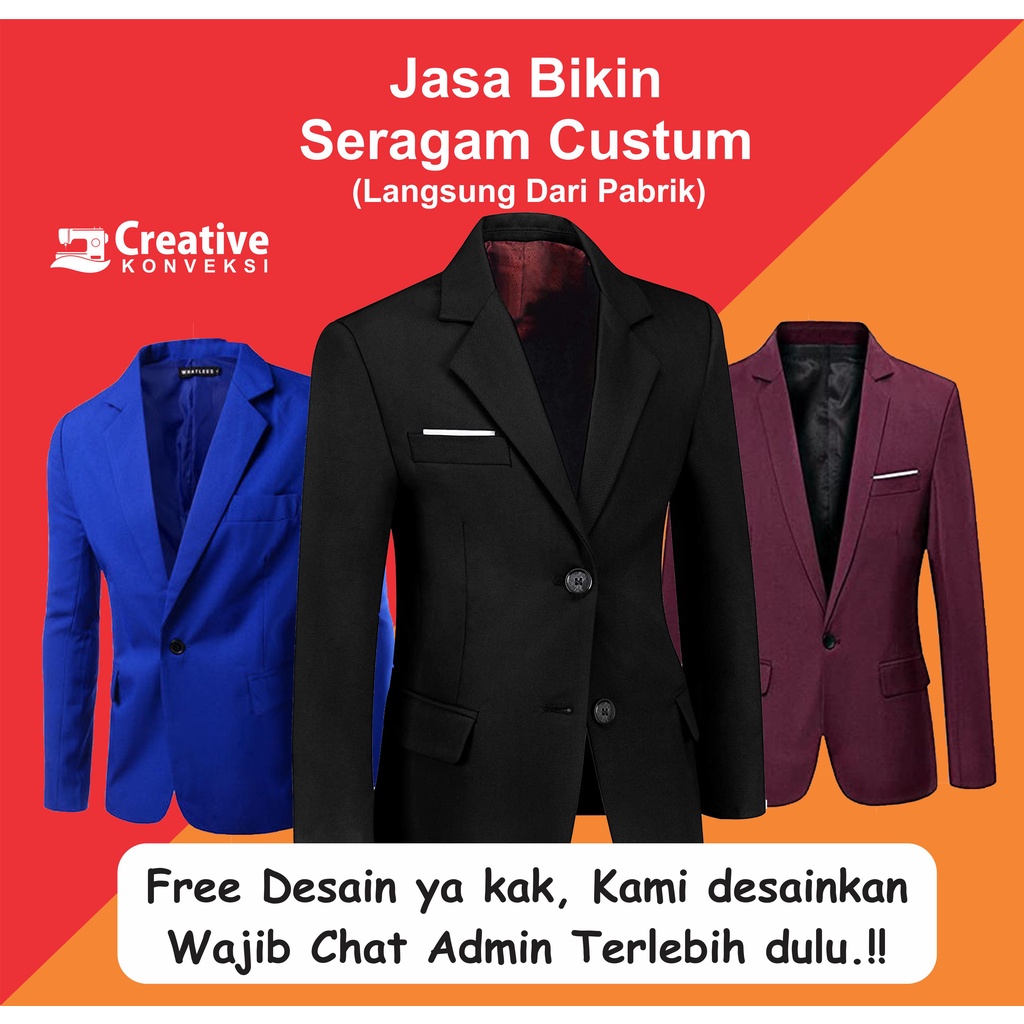 (BISA COD) jas hitam polos wanita / jas wisuda / blazer lamaran / jas resmi / blazer casual / jas nikah formal / JAS BLAZER PRIA / JAS SLIMFIT / JAS POLOS / JAS KOREA / JAS FORMAL / JAS ALMAMATER / JAS POLOS MURAHJas Hitam - Jas Nikah - Jas Sekolah - Jas