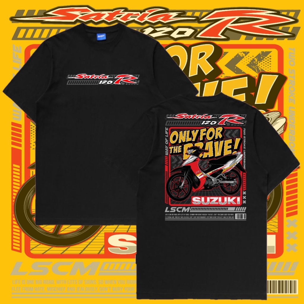 KAOS OTOMOTIF MOTOR SATRIA HIU | BAJU  SOZUKI MOTOR