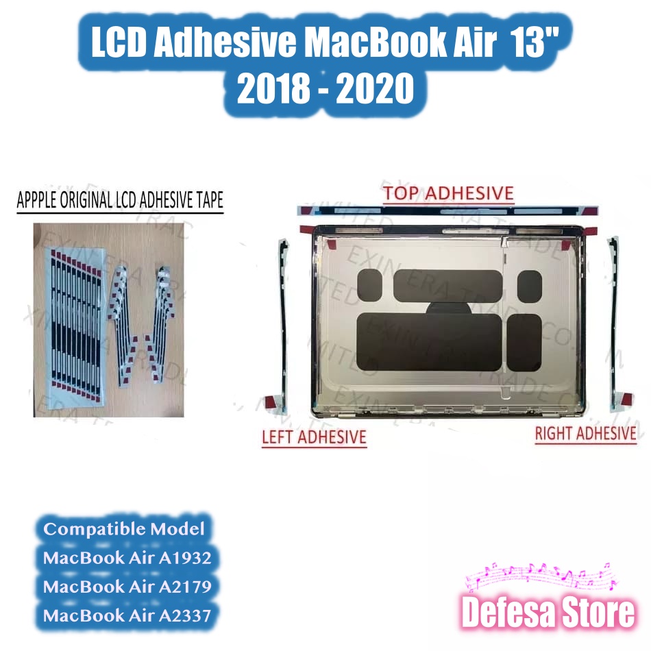 Lem Adhesive LCD MacBook Air 13&quot; A1932 A2179 A2337 2018 2019 2020