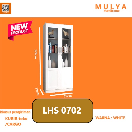 

Terlaris Lemari Buku/ Rak Buku/Lemari Hias /Lhs 0702