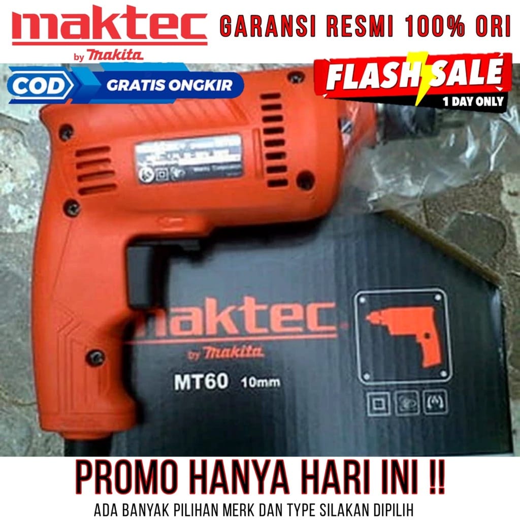 COD promo bor listrik 13mm MAKTEC JLD DEKWE HUJIA GTOOLS APR Japan Technology