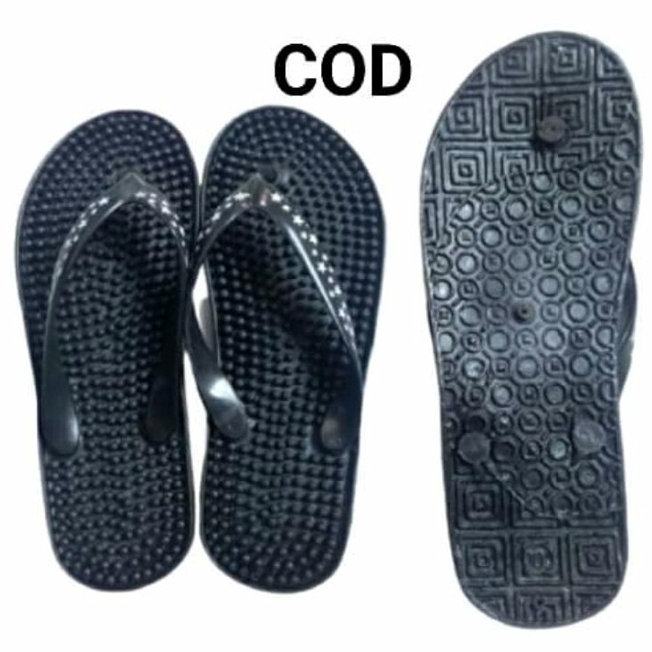 Sandal_Smd Sendal Kesehatan Akupuntur Refleksi Terapi Rematik Duri Kecil Plastik Trekkers