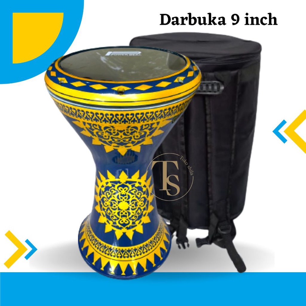 DARBUKA CALTY ALUMUNIUM COR UKURAN 9 INCH