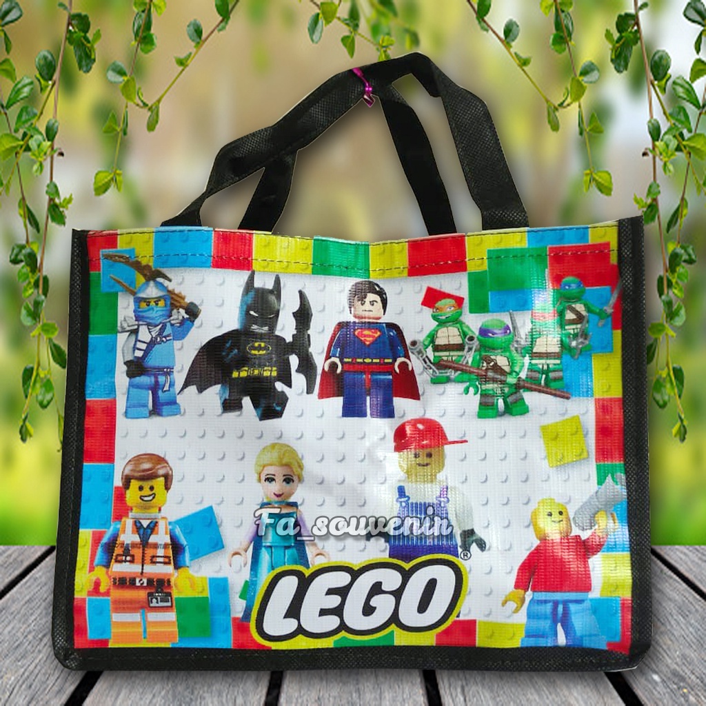 

Tas Ulang Tahun Ready Stock Motif Lego Bisa COD