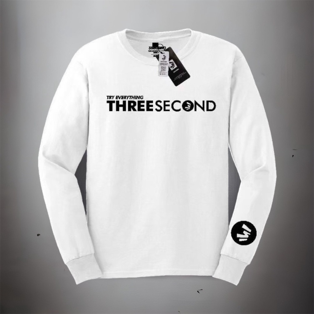 Brq.store T Shirt Threesecond Long Pria/Wanita