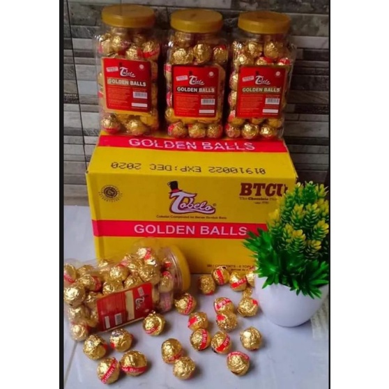 

1 DUS ISI 6 TOPLES ( TOBELO GOLDEN BALLS )