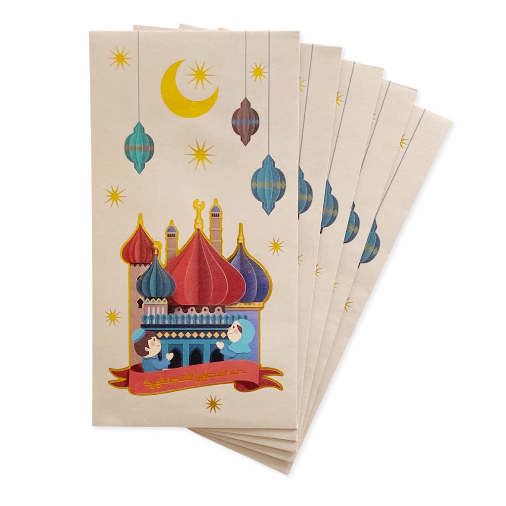 

Scoop Amplop Lebaran / Ramadhan Angpao (5pcs) Premium Tebal Gold 65340401