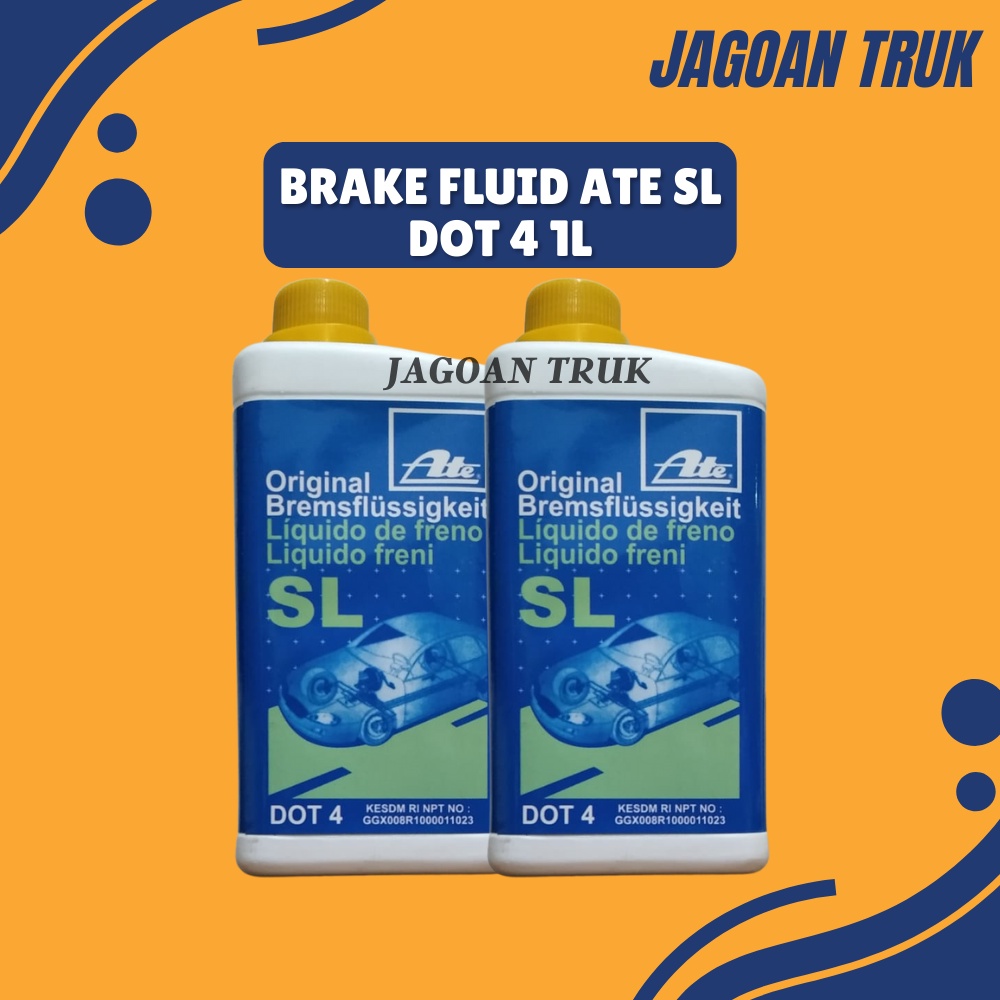 Brake Fluid ATE SL DOT 4 1liter - Minyak Rem SL ATE DOT 4