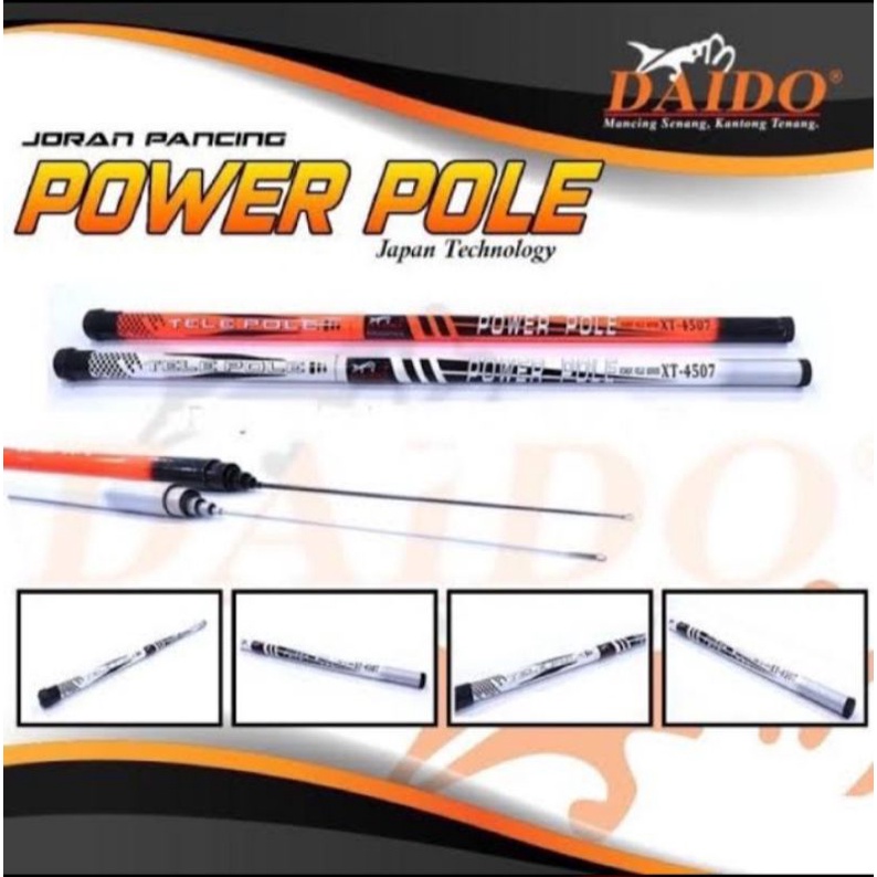 Pair - Joran Tegek Daido Dura Pole/Power Pole