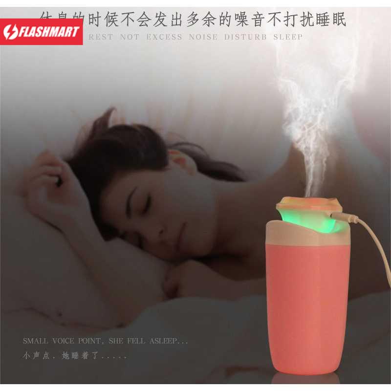 Flashmart USB Air Humidifier Mobil Flower Style 250ml - MX-001