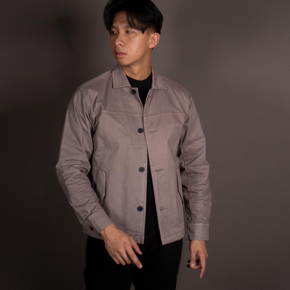 STOK TERBATAS Minimal Jacket OT2 Taupe