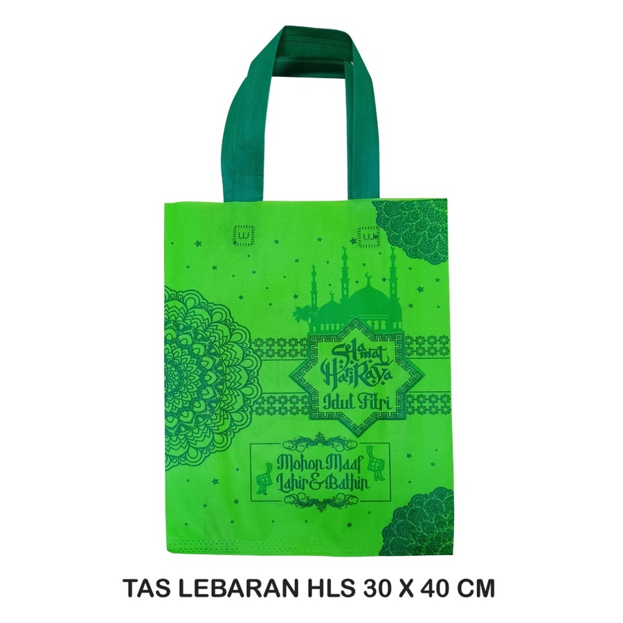 kantong lebaran bahan spoundbound JUMBO harga satuan - tas jinjing - tas kado / hampers lebaran - tas hadiah idul fitri -  tas souvenir lebaran - kantong parcel godibag hampers - tas spon bon spoun bound sponboun