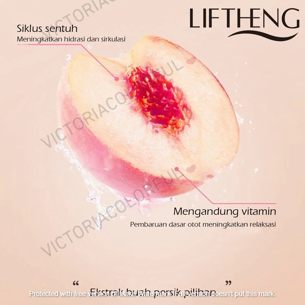 Liftheng~Body Lotion Honey Peach Niacinamide(pemutih kulit)