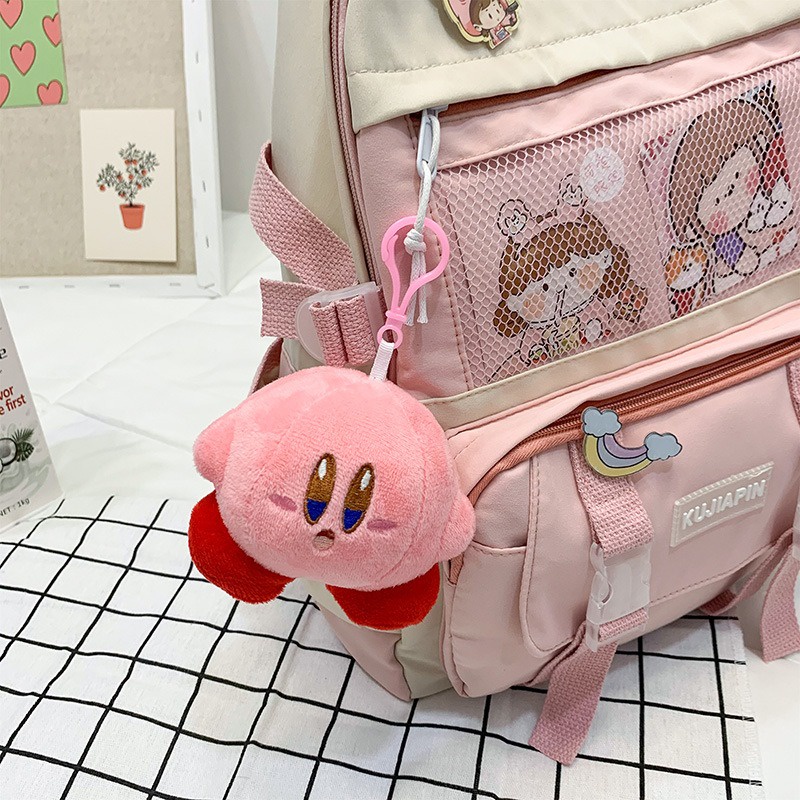 BA2207 Tas Ransel sekolah anak SD SMP SMA dengan 2 boneka dan pin hiasan size besar muat banyak Tas Ransel Korea Fashion Import / TAS RANSEL IMPORT WANITA ALA KOREA BACKPACK IMPORT TAS SEKOLAH KULIAH KERJA REMAJA