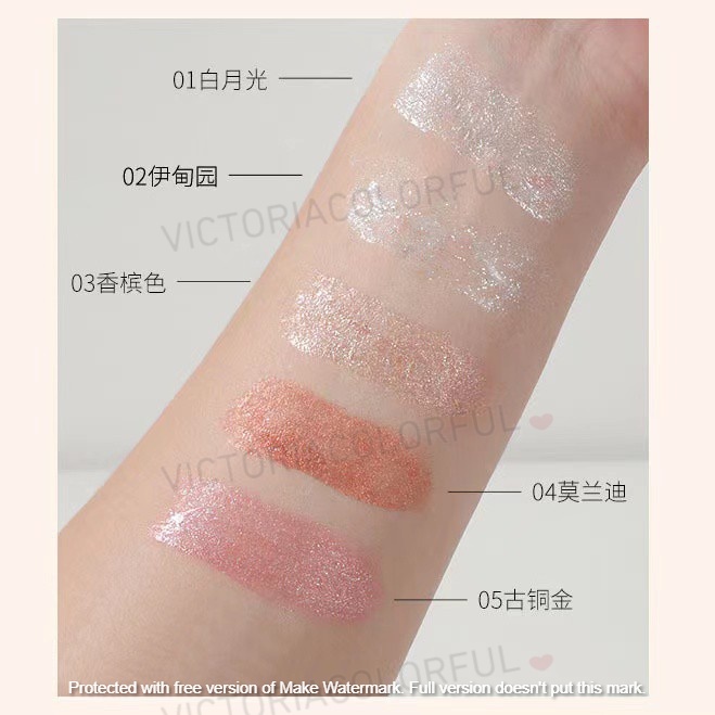 LAMEILA Glittering Liquid Eyeshadow 5 Warna