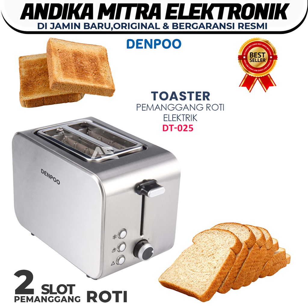 Oven Toaster Pemanggang Roti Elektrik DT 025 D Pemanggang Praktis dan Hemat Listrik