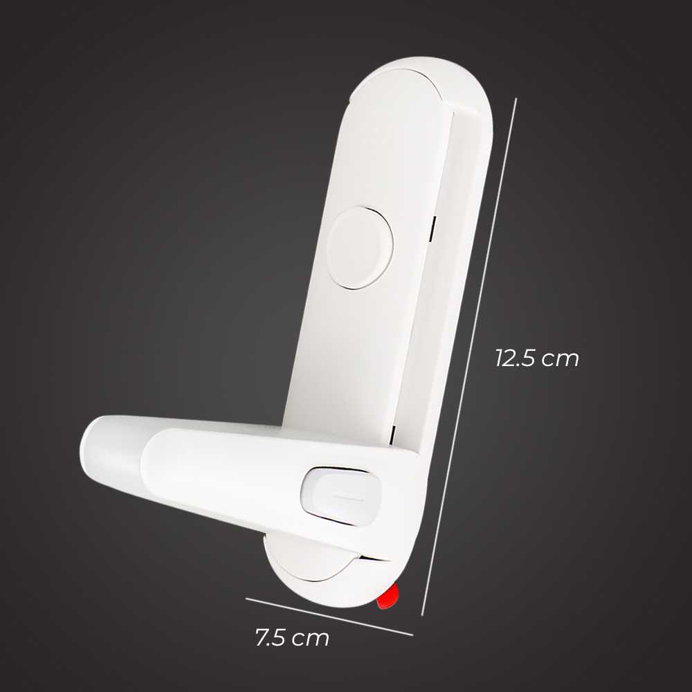 EUDEMON Pengaman Gagang Pintu Tempel Door Lever Lock Safety Child - 3M ( Mughnii )