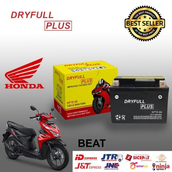 AKI MOTOR HONDA BEAT AKI DRYFULL DFTZ5S ORIGINAL ORIGINAL BEST QUALITY