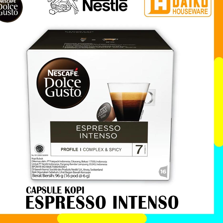 

♦ Capsule NDG Nescafe Dolce Gusto Espresso Intenso 1 Box Original Nestle ➫