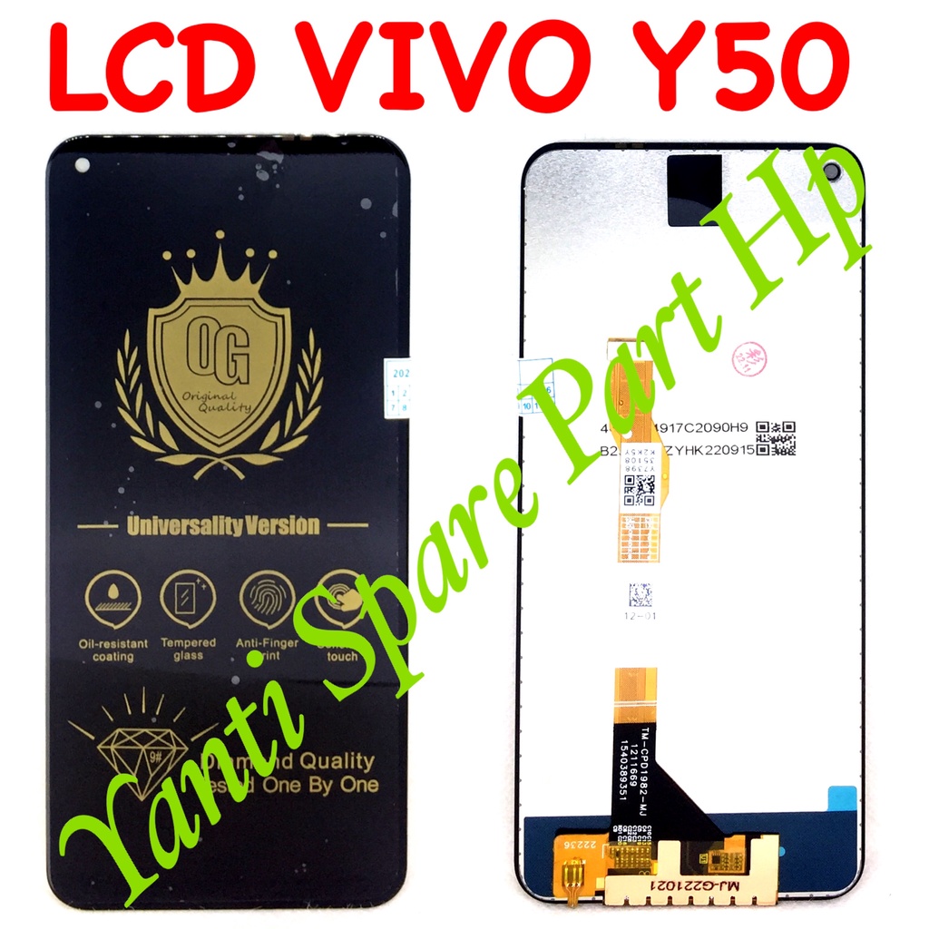 Lcd Touchscreen Vivo Y50 1935 Original Terlaris New
